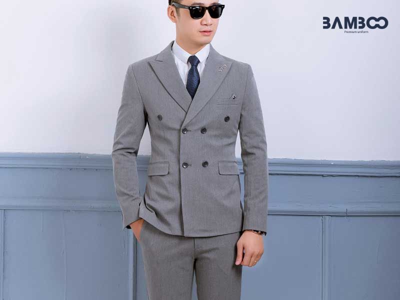 Bamboo Uniform may đồng phục vest nam công sở chất lượng cao