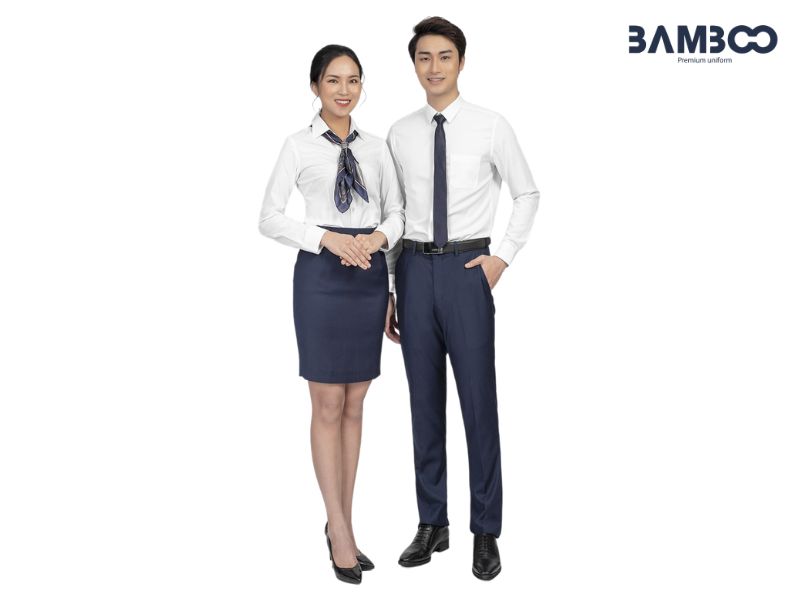 Bamboo Uniform - Địa chỉ may áo đồng phục màu trắng chất lượng cao và tối ưu chi phí