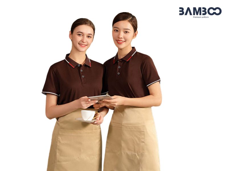 Bamboo Uniform may đồng phục màu nâu tinh tế, bền màu và đa dạng mẫu mã
