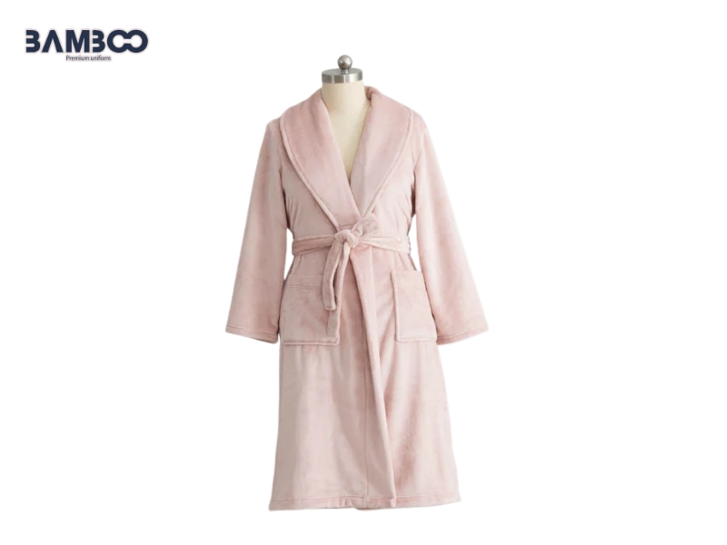 Bamboo Uniform may áo choàng spa cho khách theo yêu cầu, đẹp, thoải mái, giá tốt