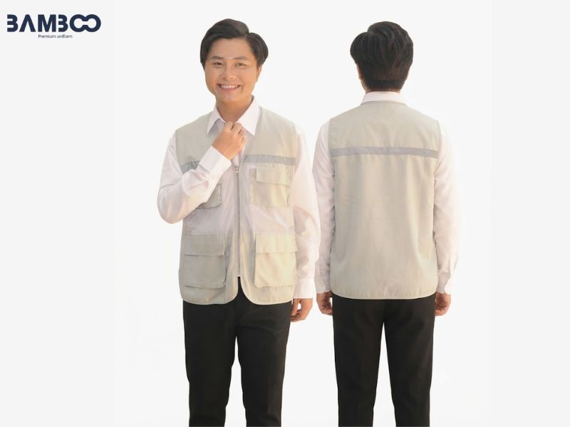 Bamboo Uniform may trực tiếp, linh hoạt thiết kế, chất liệu và nhận diện theo yêu cầu doanh nghiệp