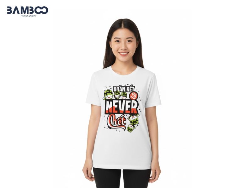 Bamboo Uniform áo thun teambuilding họa tiết nổi bật giá tốt