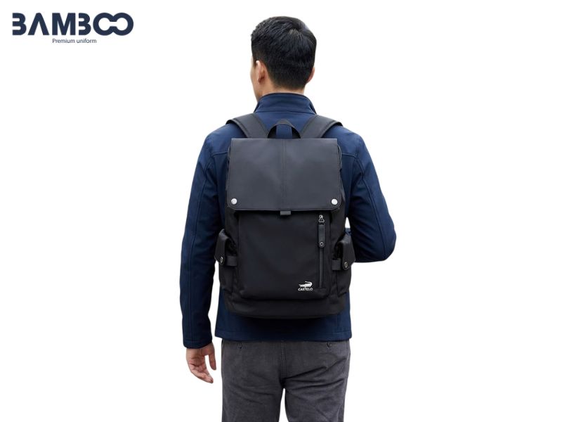Bamboo Uniform may balo đa năng đen giá tốt, quy trình chuẩn, chất lượng cao