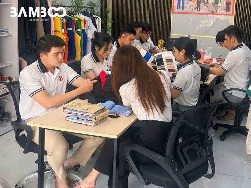Bamboo Uniform may balo hiện đại, chất lượng cao, giá hợp lý, thiết kế chuẩn thương hiệu