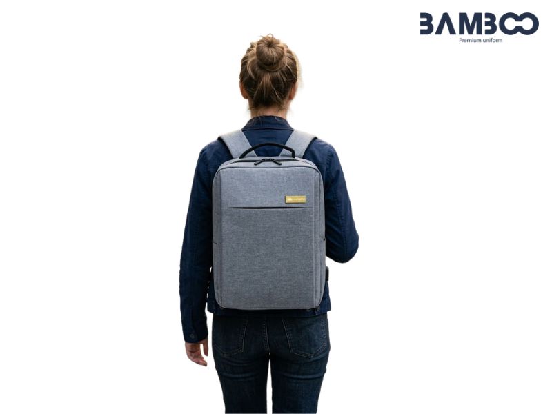 Bamboo Uniform may balo xám chất lượng cao, giá tốt, thiết kế đẹp, giao nhanh, bảo hành uy tín