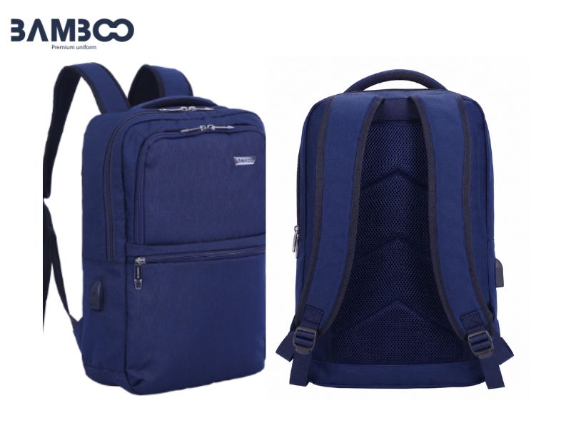 Bamboo Uniform nhận may balo đồng phục xanh tím đa năng giá tốt