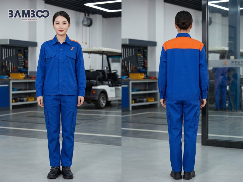 Bamboo Uniform có xưởng sản xuất trực tiếp, thiết kế linh hoạt, chất liệu đa dạng và năng lực đáp ứng đơn hàng lớn