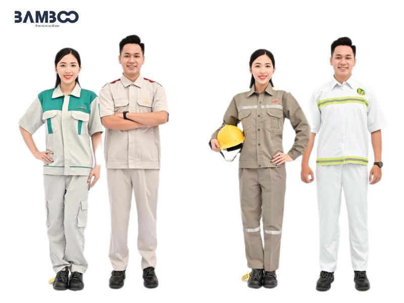 Bamboo Uniform – Xưởng may đồng phục công nhân giá rẻ, chất lượng cao, sản xuất trực tiếp và giao hàng nhanh