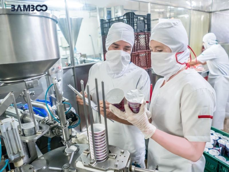 Bamboo Uniform may đồng phục công ty thực phẩm trọn gói, chuyên nghiệp