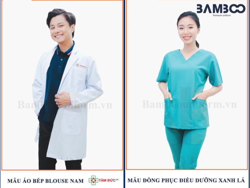 Bamboo Uniform may đồng phục nha khoa bền đẹp, giữ form dáng tốt