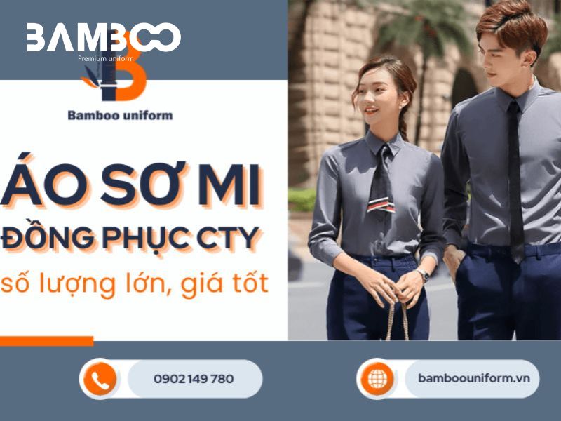 Bamboo Uniform giúp bạn sở hữu những chiếc áo đồng phục sơ mi nổi bật