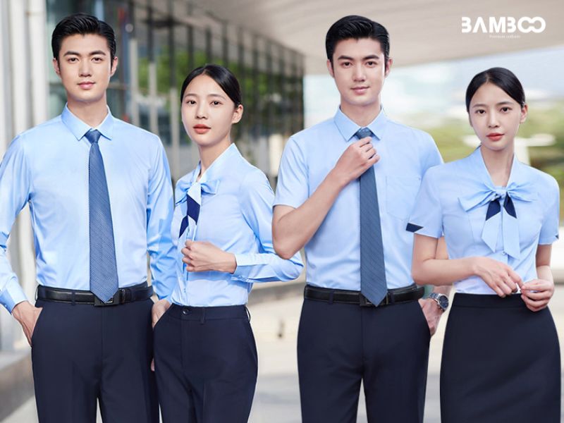 Bamboo Uniform may đồng phục áo sơ mi công sở chất lượng cao