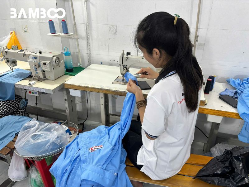 Bamboo Uniform may đồng phục trọn gói, giá tốt, giao nhanh, chất lượng cao