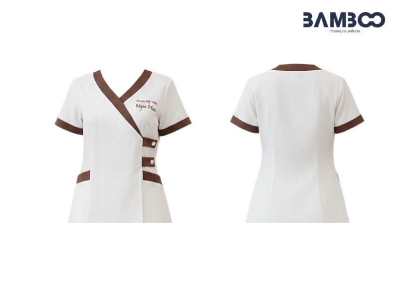 Bamboo Uniform may đồng phục spa chuyên nghiệp, chuẩn form