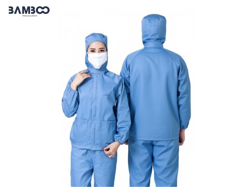 Bamboo Uniform may quần áo công nhân thực phẩm xanh đạt chuẩn chất lượng