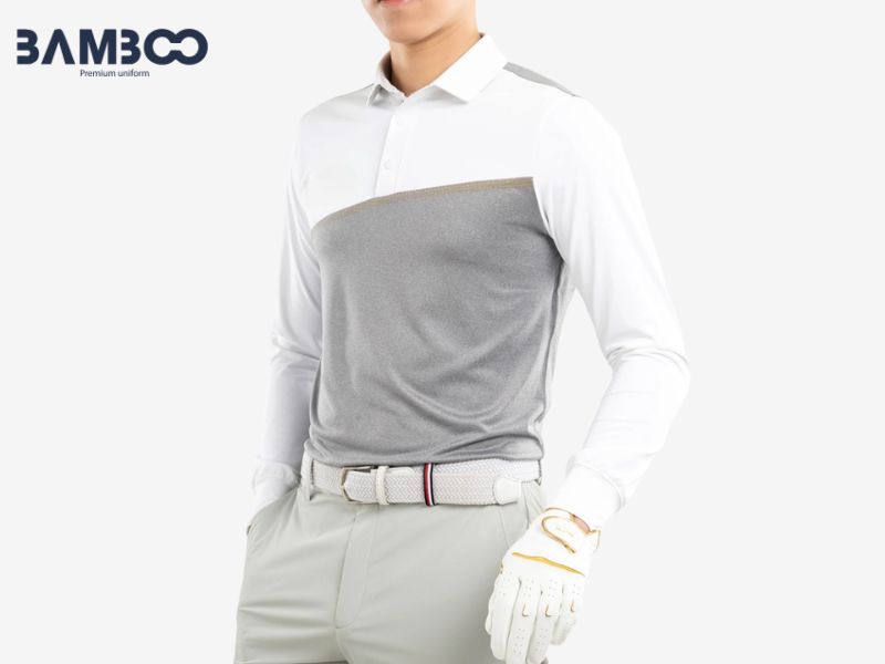Bamboo Uniform nhận may đồng phục áo thun golf dài tay theo yêu cầu