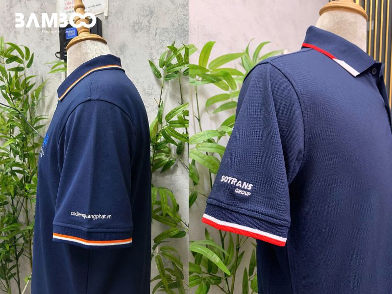 Bamboo Uniform nhận may đồng phục màu xanh navy trọn gói, theo yêu cầu