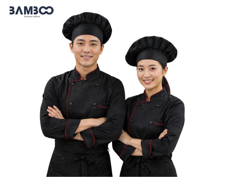 Bamboo Uniform may mũ bếp đen trọn gói, bền đẹp, giá tốt, giao nhanh