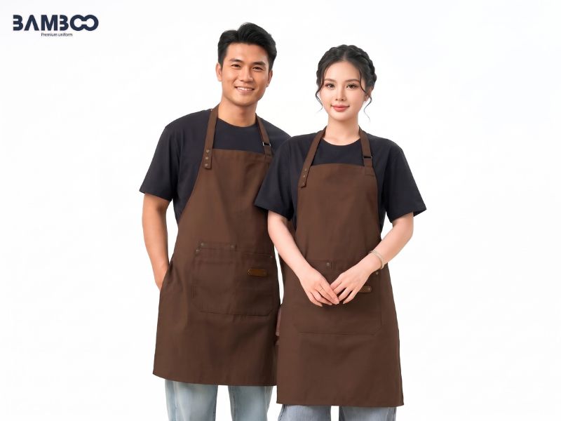 Bamboo Uniform nhận may tạp dề đồng phục quán ăn theo yêu cầu, đa dạng mẫu mã, chất liệu và mức giá phù hợp