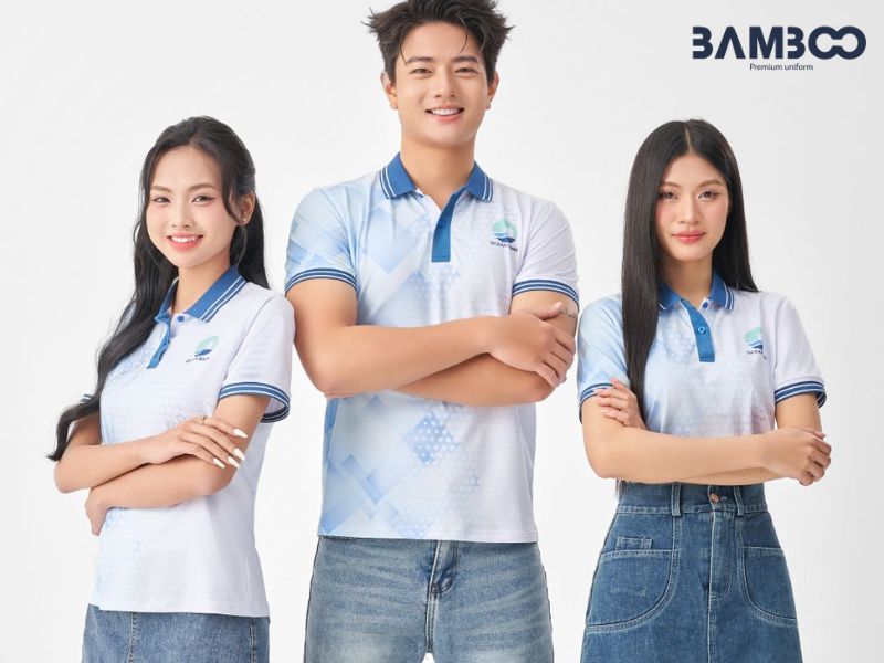 Bamboo Uniform nhận may áo polo chuyển nhiệt theo yêu cầu, chất lượng cao, giá xưởng và giao hàng đúng hẹn