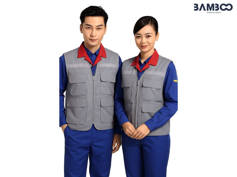 Bảo quản áo gile bảo hộ xám đúng cách giúp bền màu và giữ form lâu