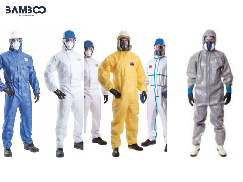 Kiểm tra, vệ sinh, không sửa, bảo quản quần áo chống hóa chất đúng tiêu chuẩn an toàn