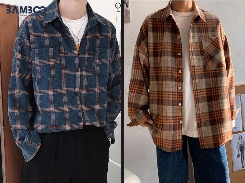 Chọn sơ mi khoác ngoài rộng rãi, chất liệu phù hợp, kiểu dáng tạo phong cách riêng