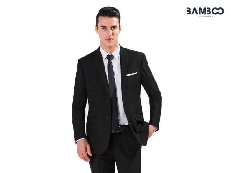 Đồng phục vest nam màu đen