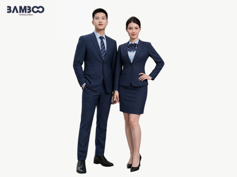 Đồng phục hãng xe hơi Biên Hòa phổ biến gồm polo, sơ mi, đồ kỹ thuật viên, vest và blazer