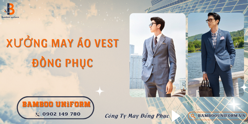 Cach lua mau sản pham tai xuong may ao vest dong phuc bamboo uniform