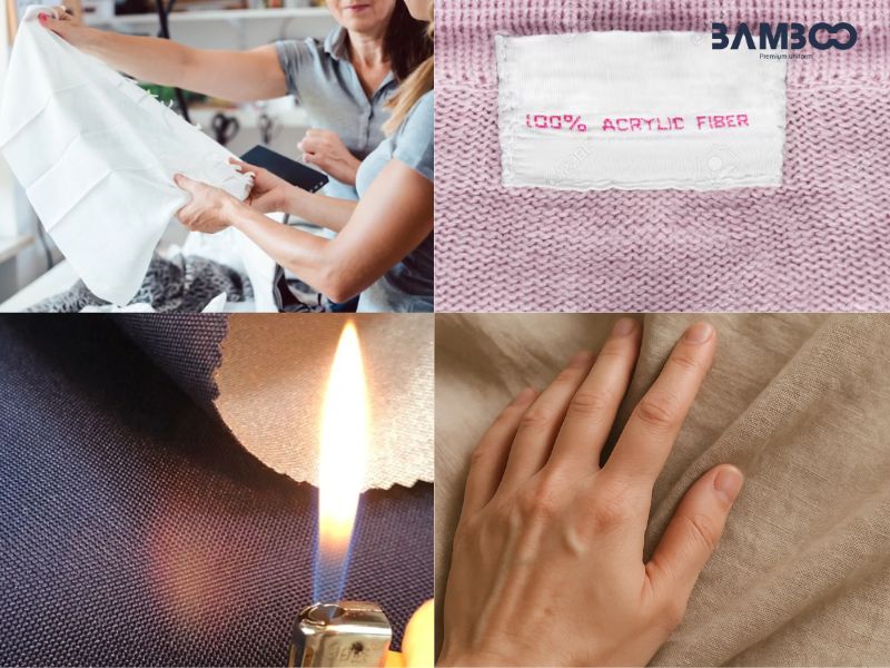 Cách nhận biết vải Acrylic