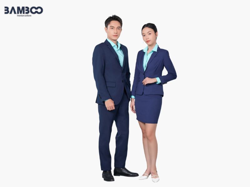 Vải may đồng phục sale ô tô gồm Kate, Cotton, CVC và Cá sấu, tùy kiểu áo và môi trường sử dụng