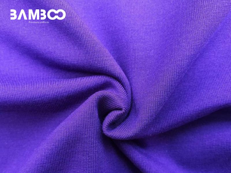 Các loại vải phổ biến dùng để may đồng phục màu tím