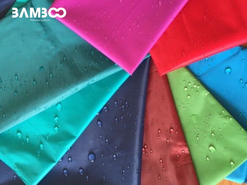 Các chất liệu vải xưởng sản xuất áo mưa bền đẹp