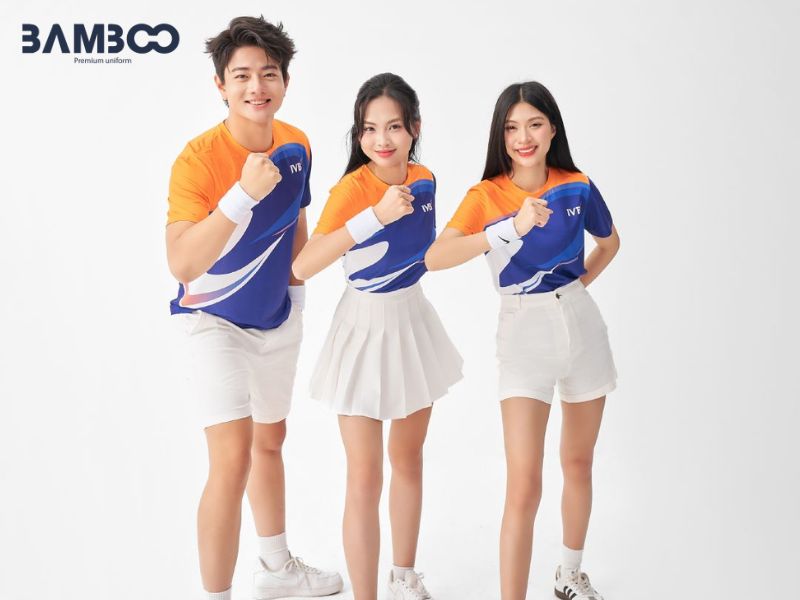 Các loại vải polyester như mè Poly, cá sấu Poly, Aircool hay Interlock đều phù hợp may áo polo chuyển nhiệt