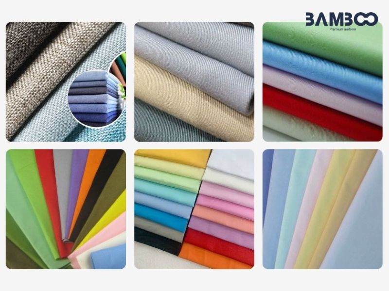 Vải kaki thành công, pangrim và 65/35 giúp đồng phục bền bỉ, thoáng mát, chuyên nghiệp