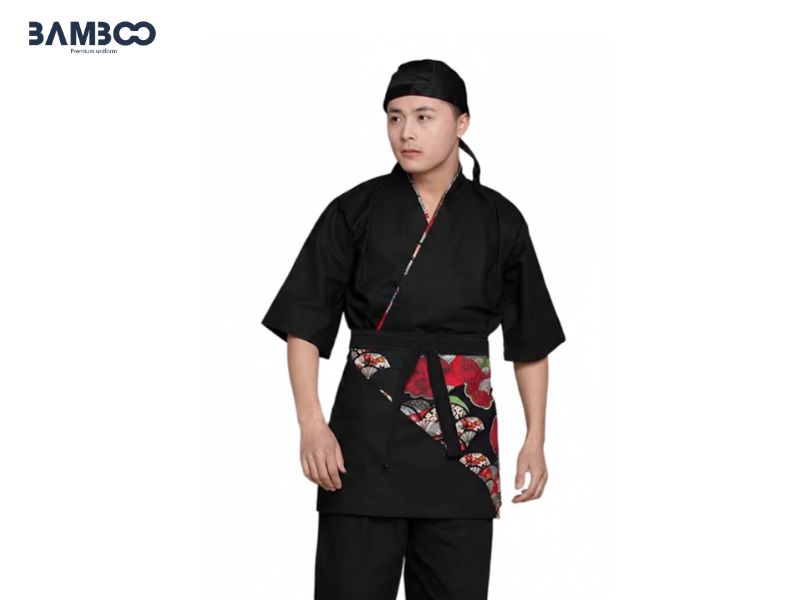 Chi phí may áo bếp đen phối họa tiết nhiều màu phụ thuộc vào nhiều yếu tố khác nhau, từ thiết kế, chất liệu cho đến số lượng đặt hàng