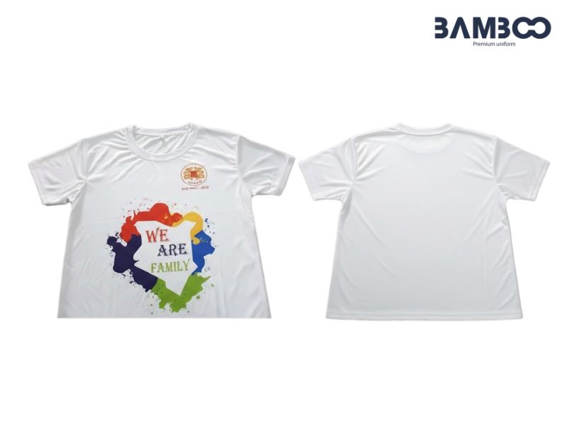 Giá áo thun cổ tròn trắng dao động 50.000–120.000đ/chiếc, tùy số lượng, thiết kế và chất liệu