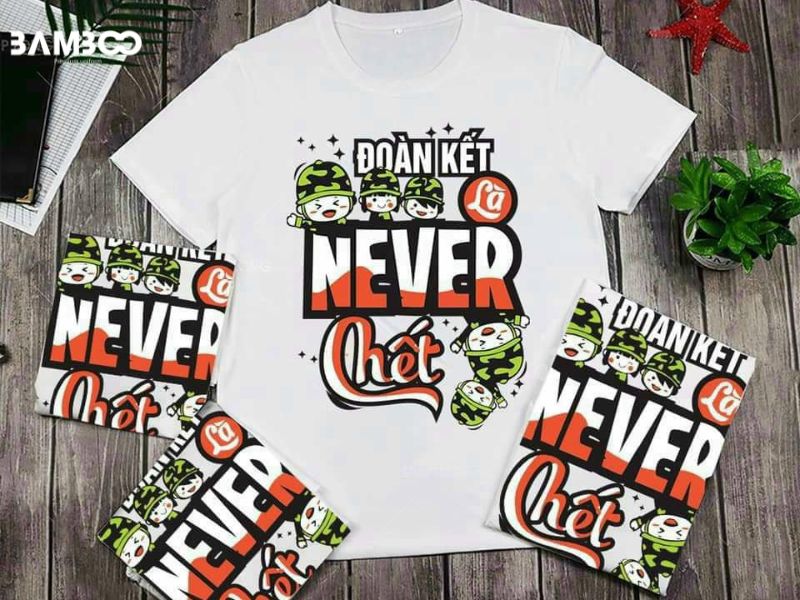 Chi phí may áo thun teambuilding có họa tiết không cố định, biến động dựa trên sự kết hợp của nhiều yếu tố khác nhau