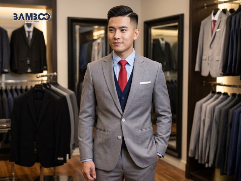 Chi phí may áo vest Bamboo 06 phụ thuộc chất liệu, số lượng và yêu cầu thiết kế