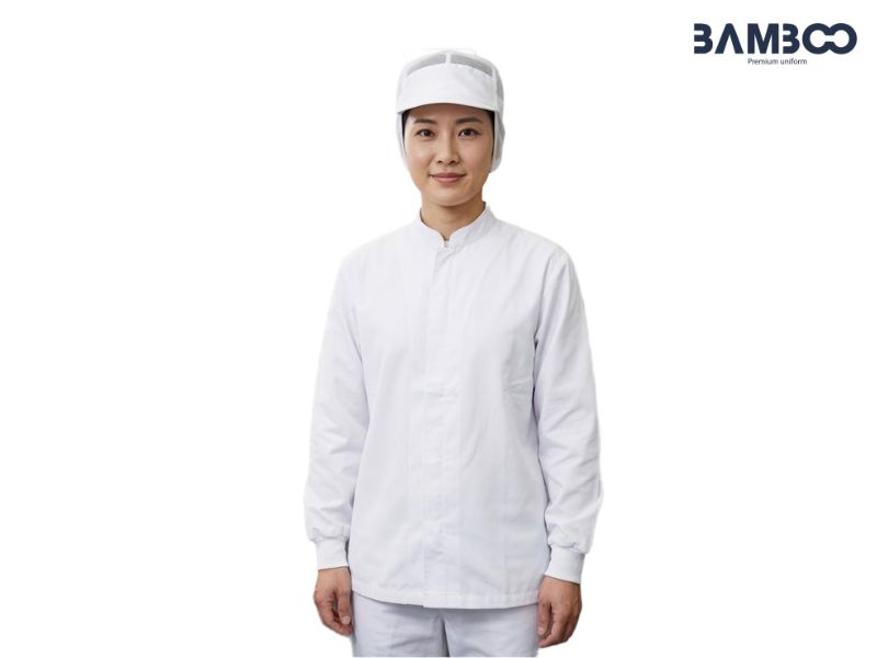 Chi phí may mũ vải lưới trùm tóc lưỡi trai màu trắng tùy theo yếu tố kỹ thuật và yêu cầu sản xuất cụ thể