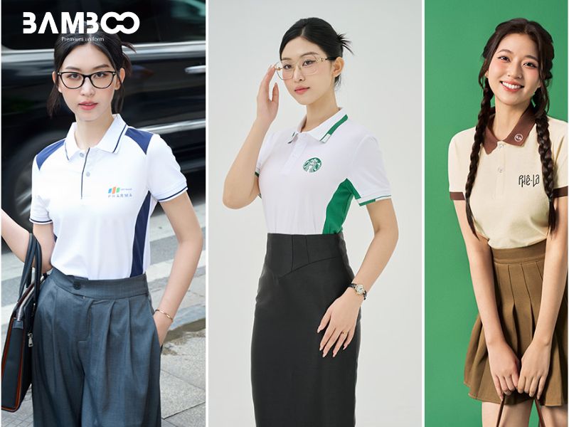Bo tay và cổ áo được ứng dụng linh hoạt cho đồng phục công sở, sự kiện, thể thao, quảng bá thương hiệu