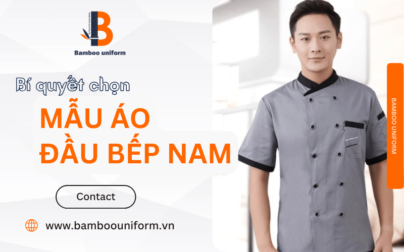 mẫu áo đầu bếp nam