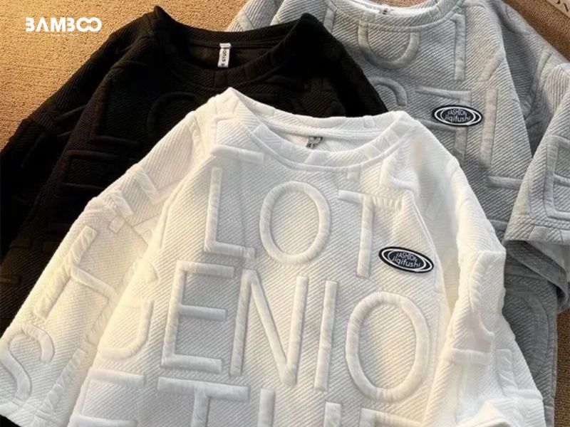 In nổi không màu kiểu vân nổi