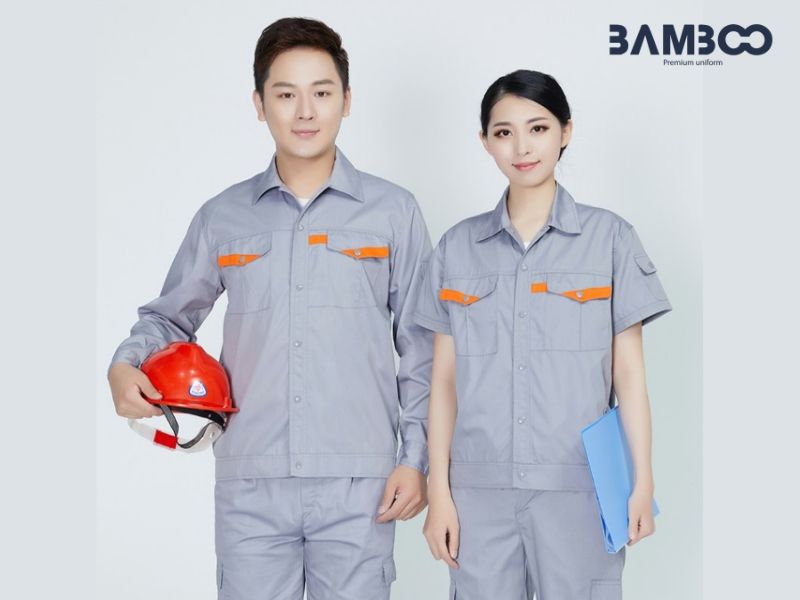 Đồng phục công nhân cơ khí được thiết kế chuyên biệt, chống tia lửa, dầu mỡ và mạt kim loại