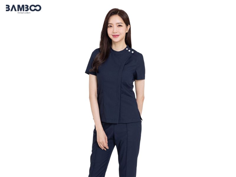 Đồng phục spa Bamboo Uniform đa dạng mẫu, tôn dáng, linh hoạt, in thêu logo chuyên nghiệp