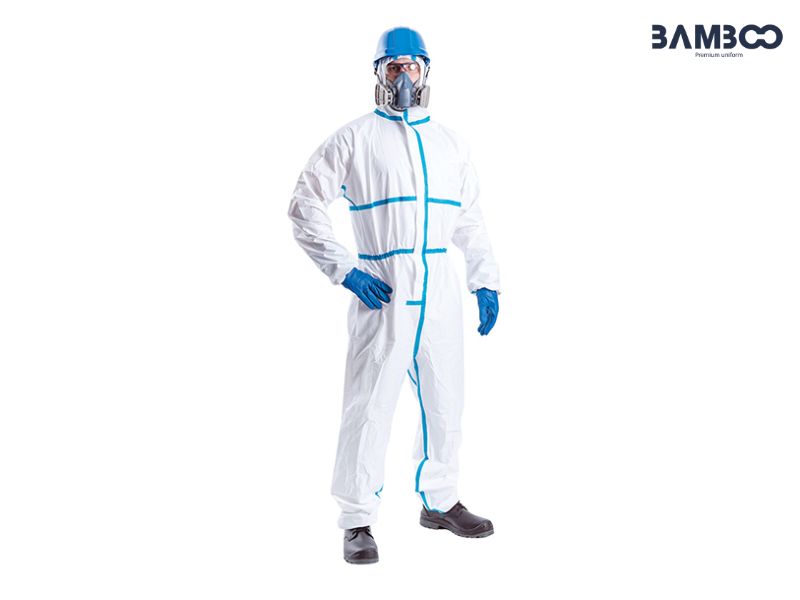 Quần áo bảo hộ chống hóa chất kín khít, chống thẩm thấu, bền, nhẹ và linh hoạt