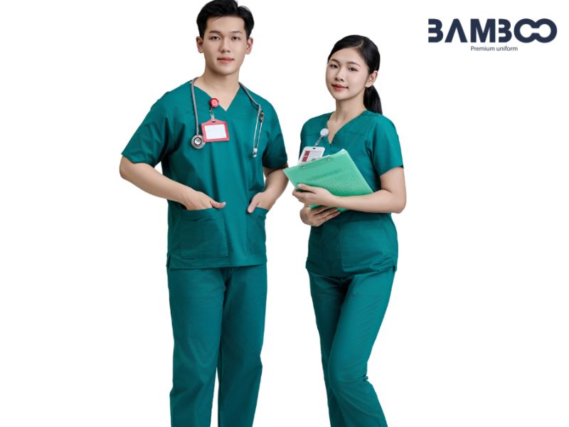 Quần áo Scrubs màu xanh giúp làm dịu mắt, giảm căng thẳng thị giác