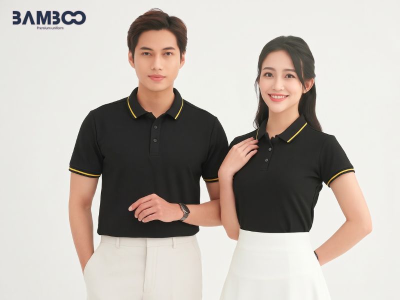 Đồng phục áo polo hãng xe hơi mang phong cách hiện đại, năng động
