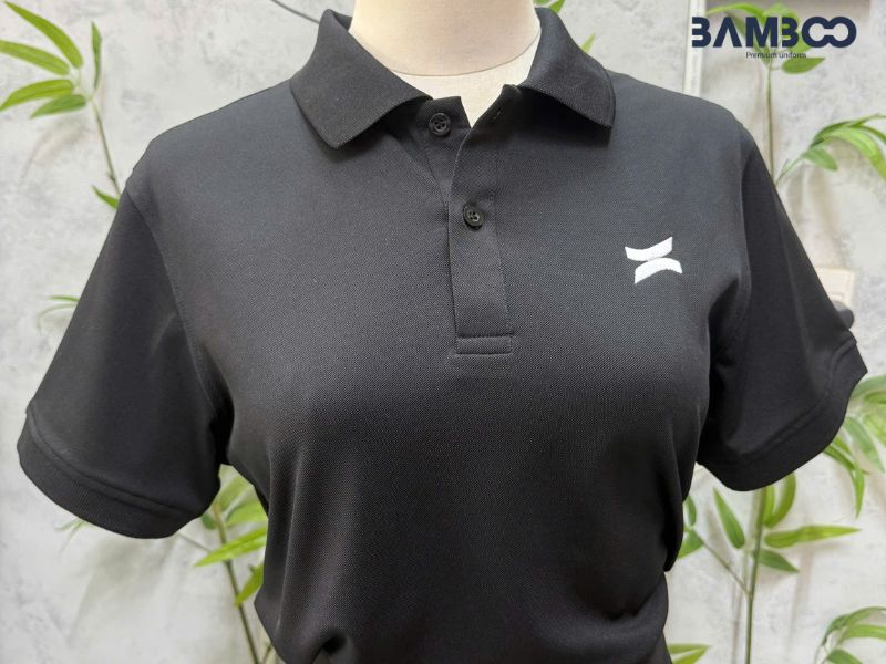 Áo thun đồng phục trẻ trung, năng động, co giãn tốt, logo nổi bật, dễ ứng dụng